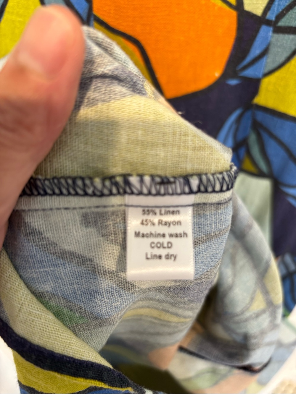 Lesley Evers “Molly” Dress in Pears Print (1X) - Picture 6 of 6